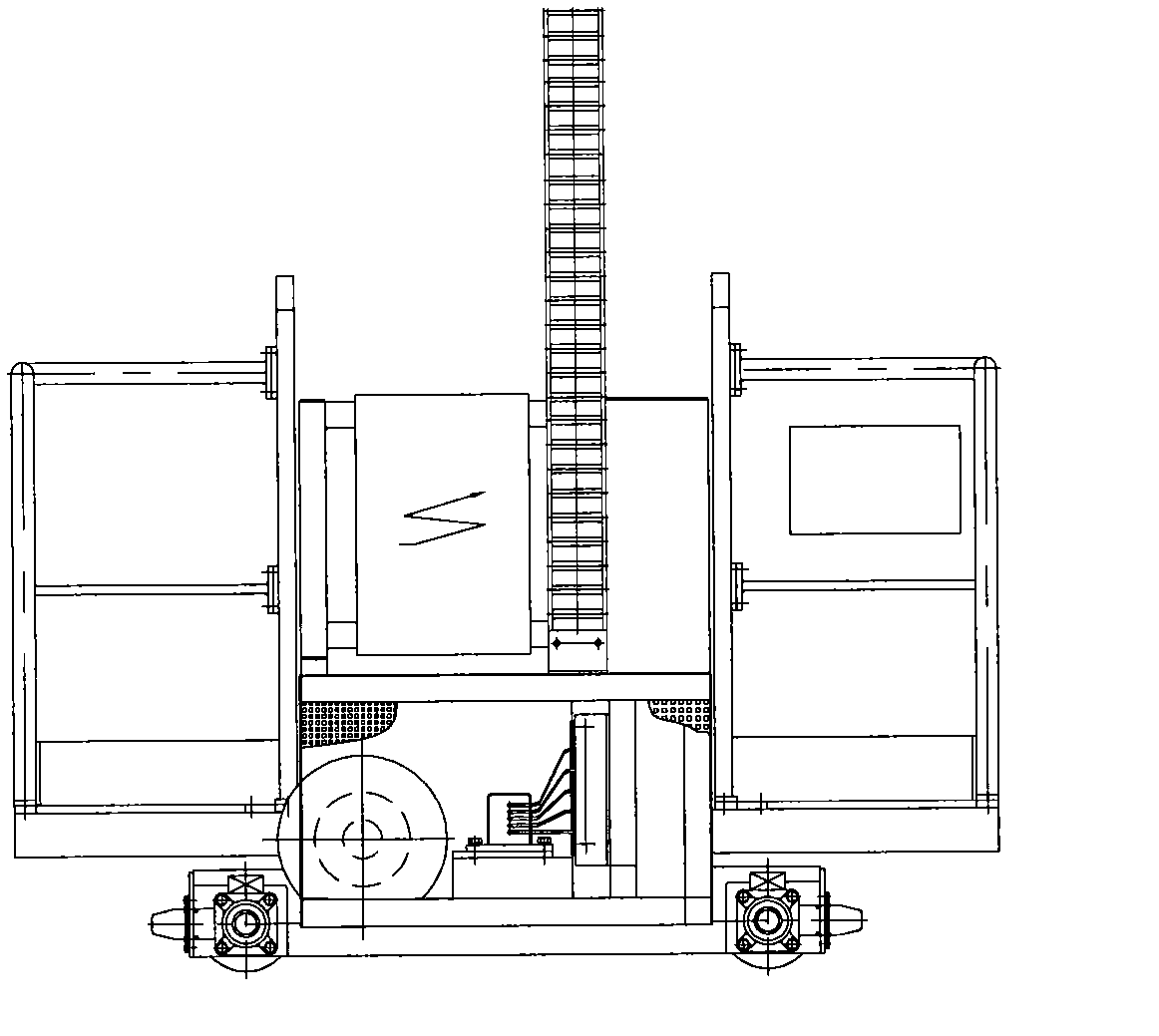 Roller-replacing trolley