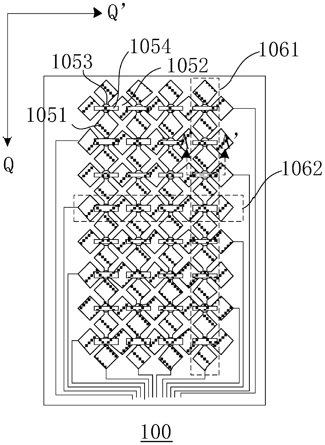 A flexible touch display panel and a flexible touch display device