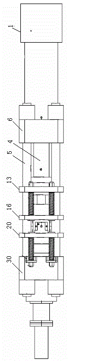 Metal plastic extrusion forming host machine