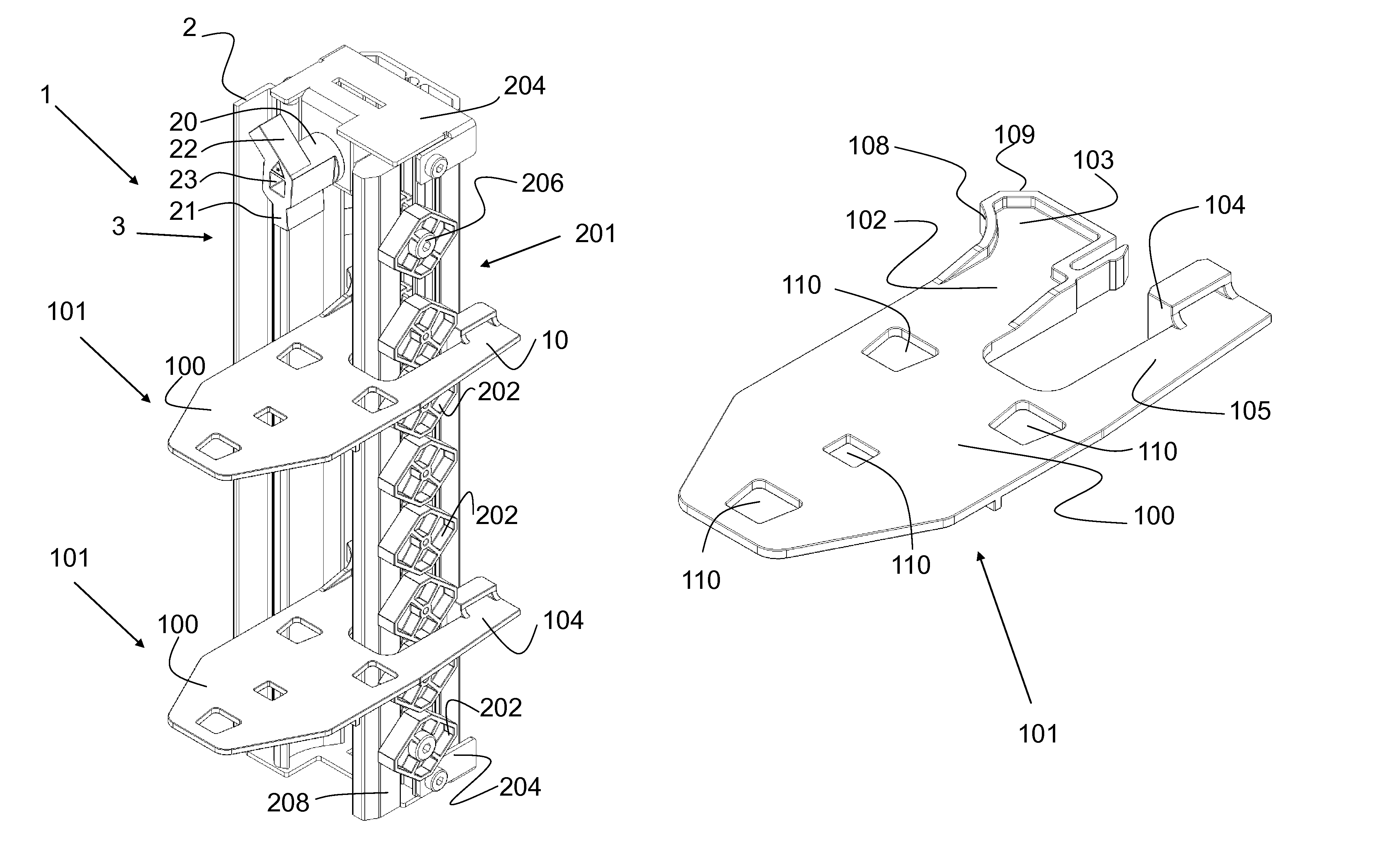 Tilt prevention assembly for a series of drawers in a tool cabinet