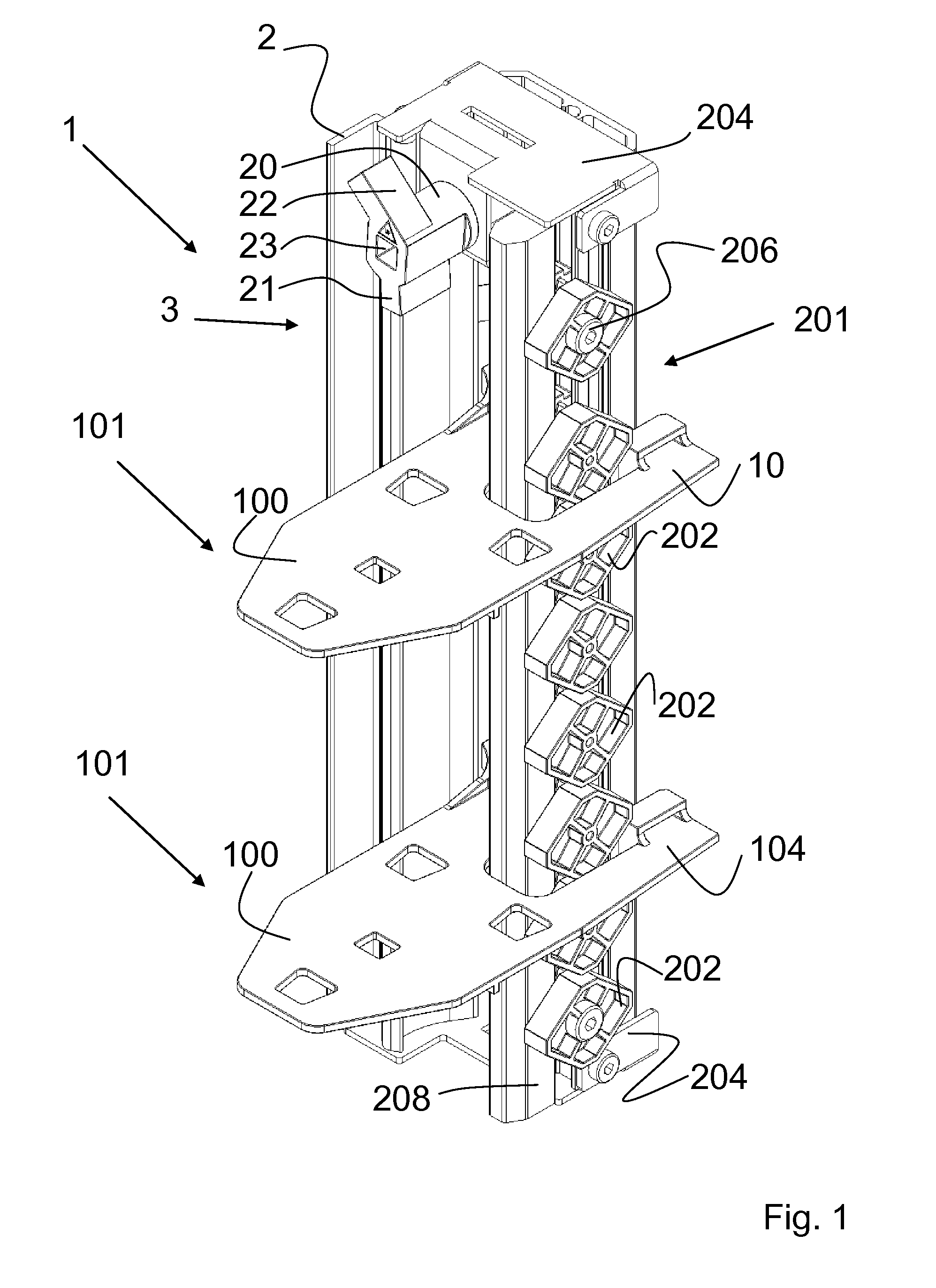 Tilt prevention assembly for a series of drawers in a tool cabinet