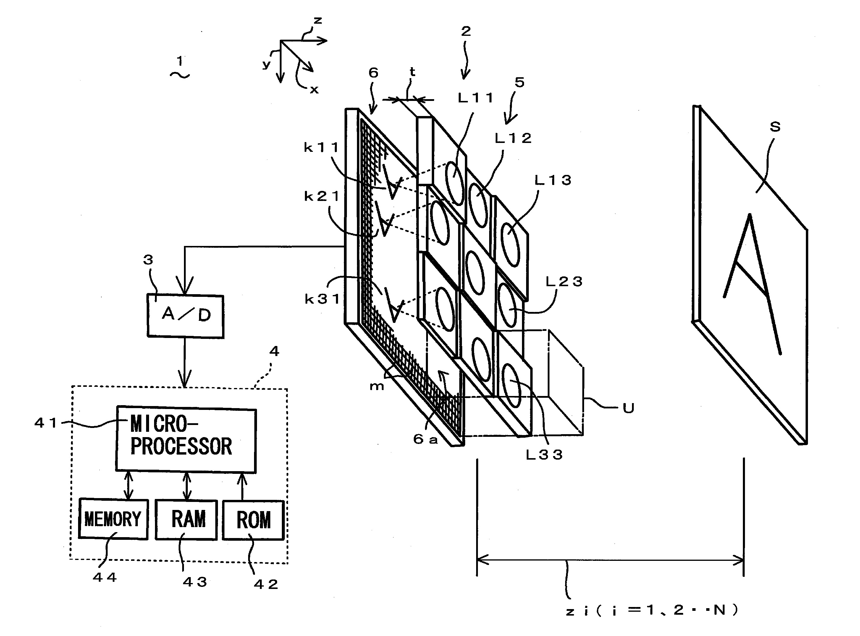 Object Distance Deriving Device