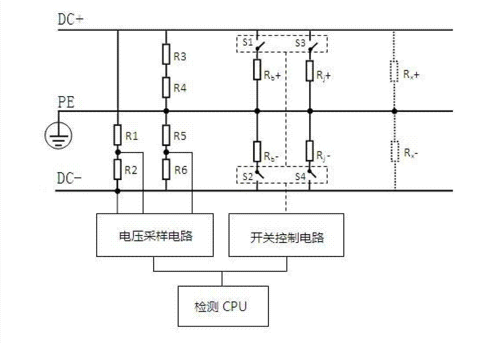 Balancing double-switching circuit and insulation detection device and method based on the same