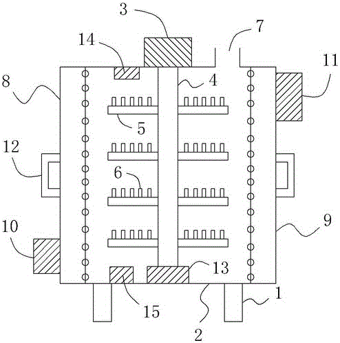 Drying device for LED aluminum substrates