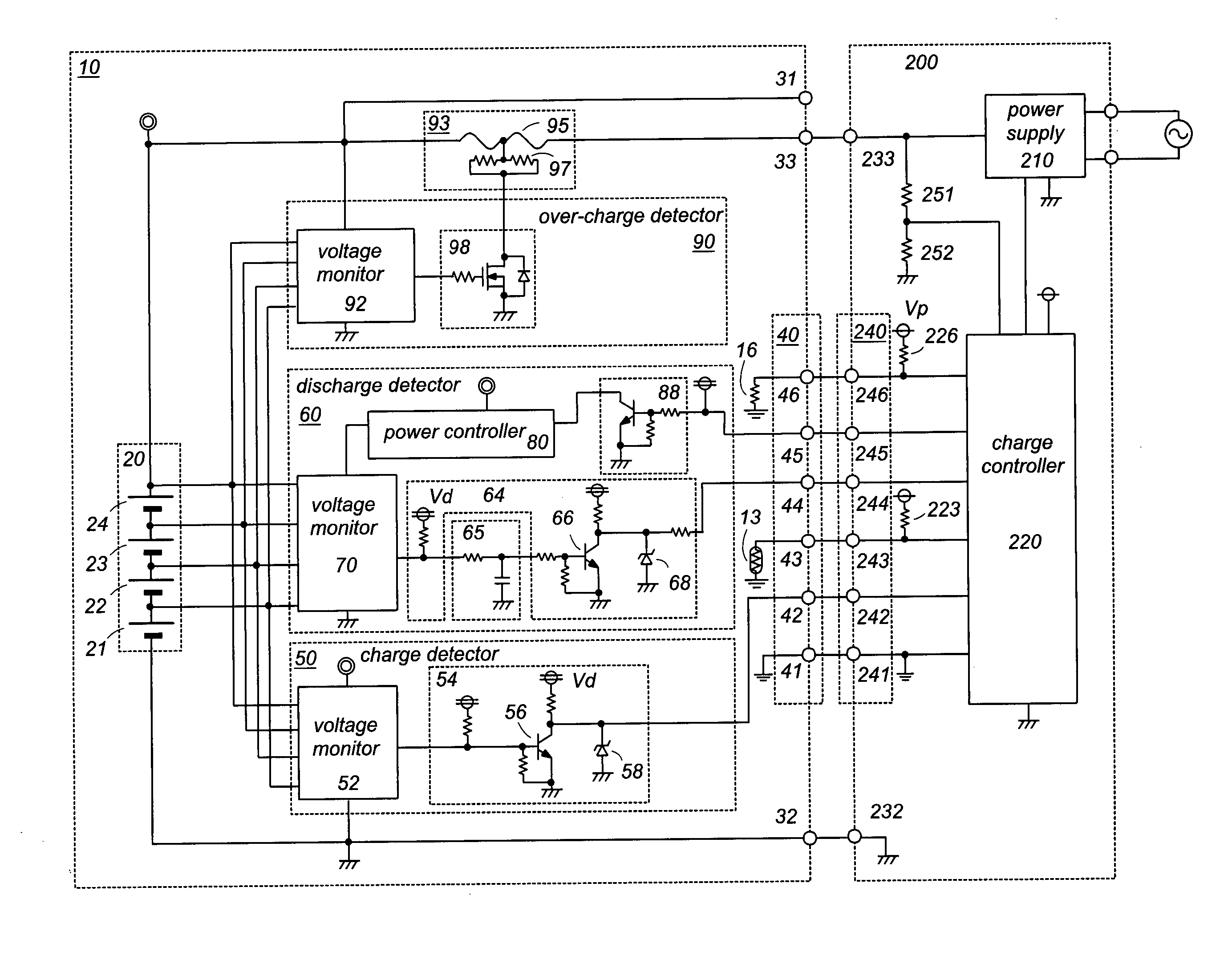 Rechargeable battery pack for a power tool