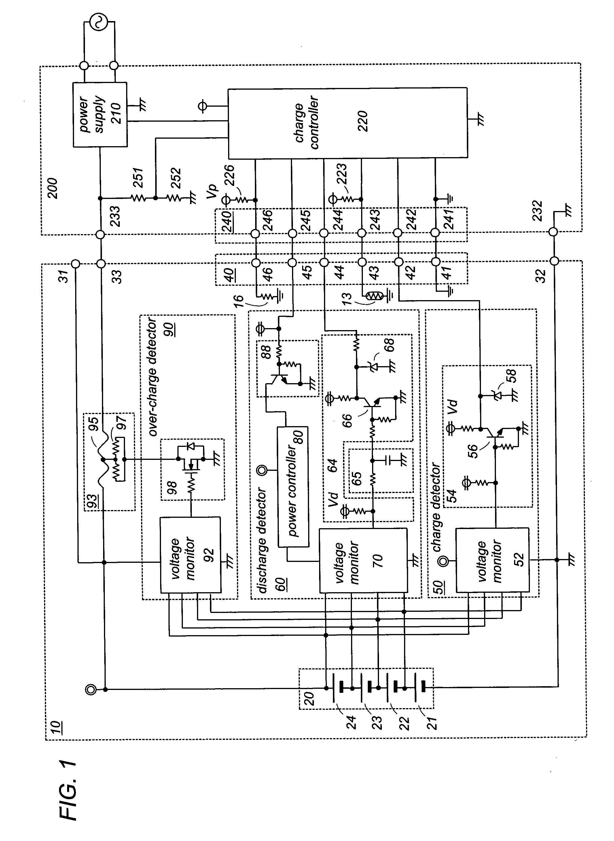 Rechargeable battery pack for a power tool