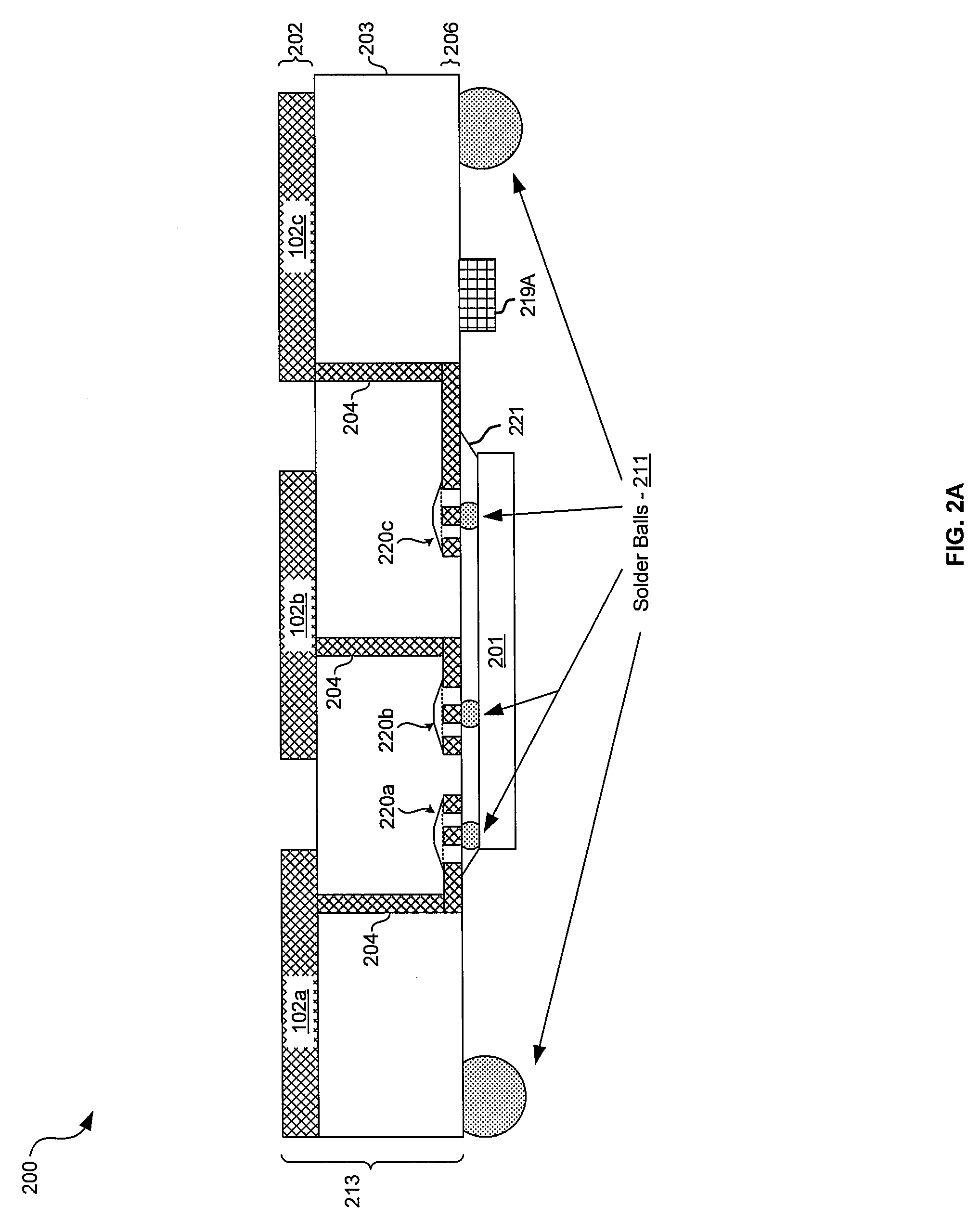 Method and system for configurable antenna in an integrated circuit package