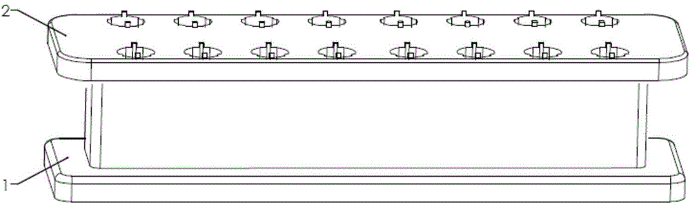 Combined type magnetic frame