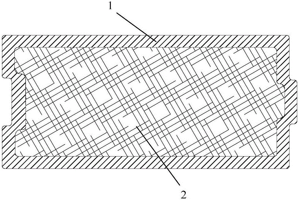 Preparation method of inorganic fiber and wood plastic composite plate