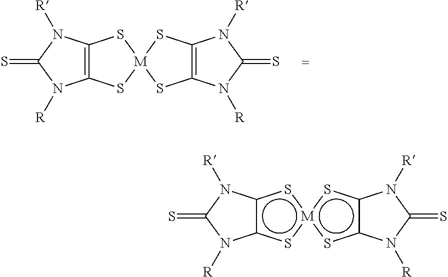 Chromophores with perfluoroalkyl substituents