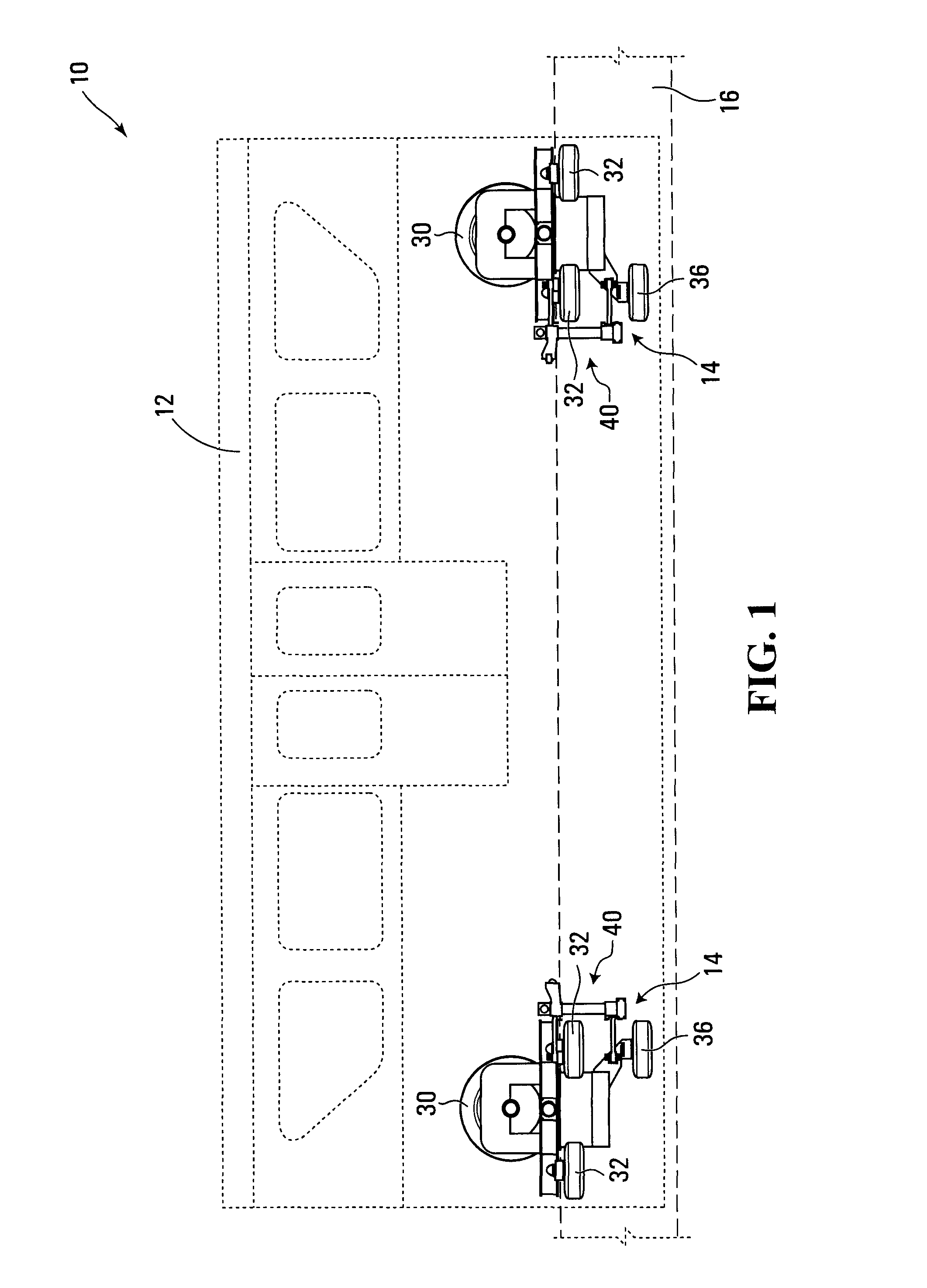 Passive Steering Assist Device for a Monorail Bogie