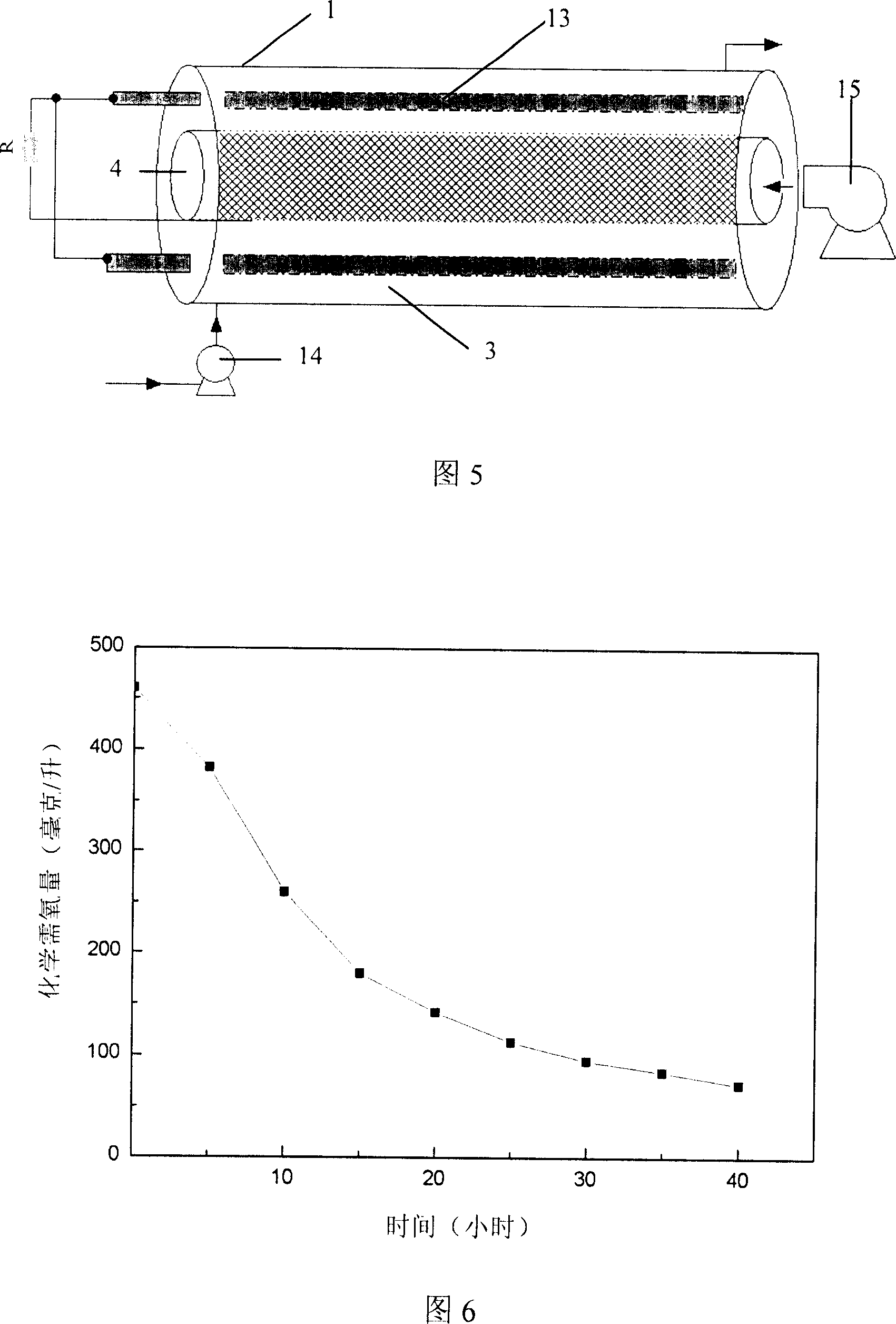 Microbiological fuel cell device and battery and use and water treatment system