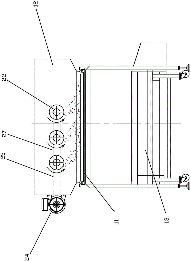 Biscuit surface oil spraying device