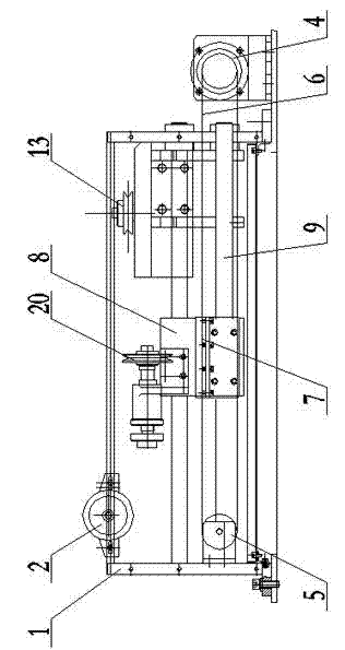 Special rack drive traverse unit