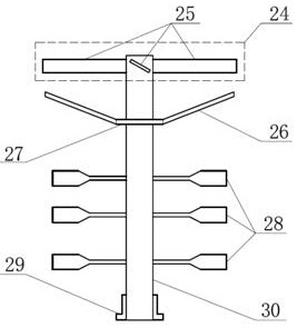 Flue gas desulfurization tower and flue gas desulfurization and wastewater treatment process