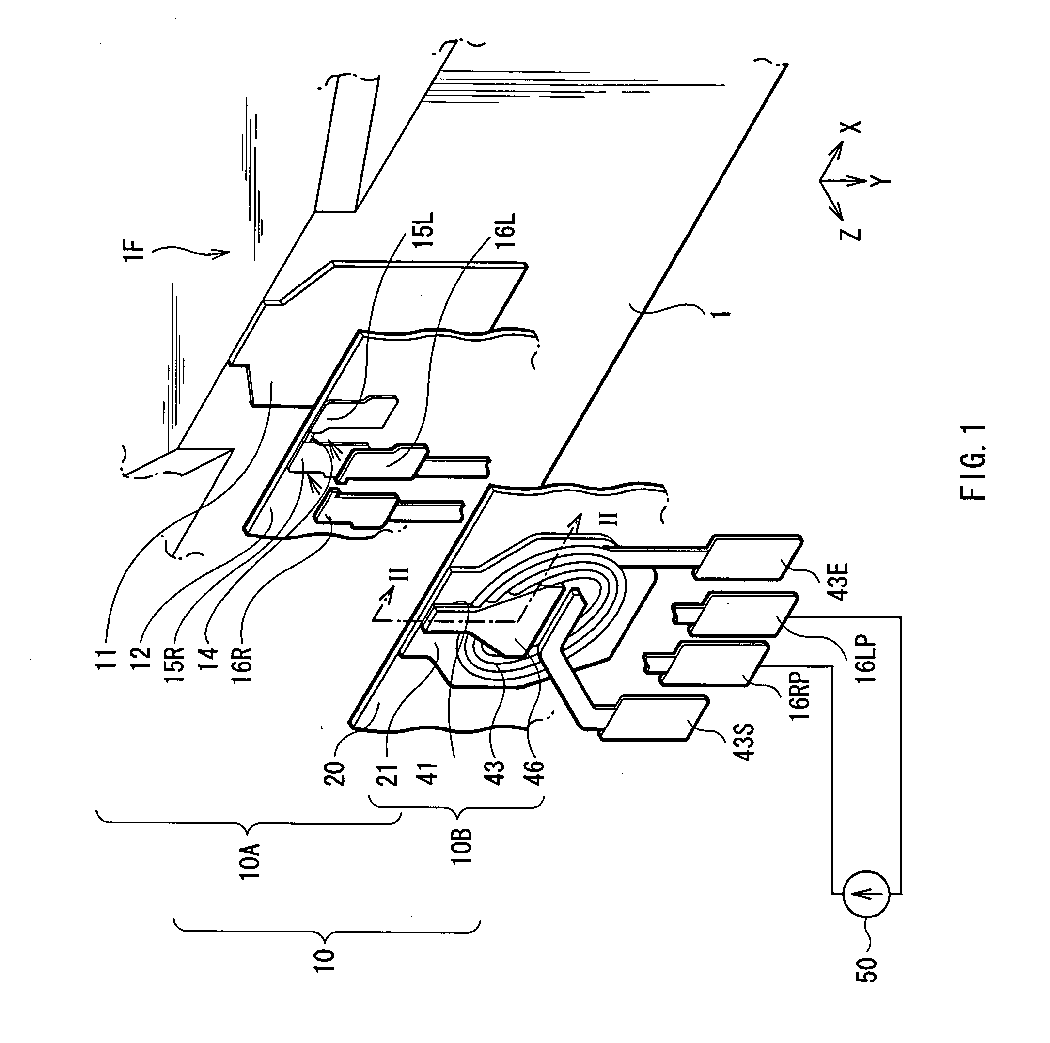 Magnetoresistive device, thin film magnetic head, head gimbal assembly, head arm assembly, magnetic disk drive and method of drive magnetoresistive device