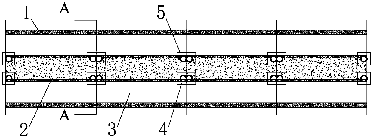 Existing pipe gallery underground space and supporting structure thereof and construction method of supporting structure