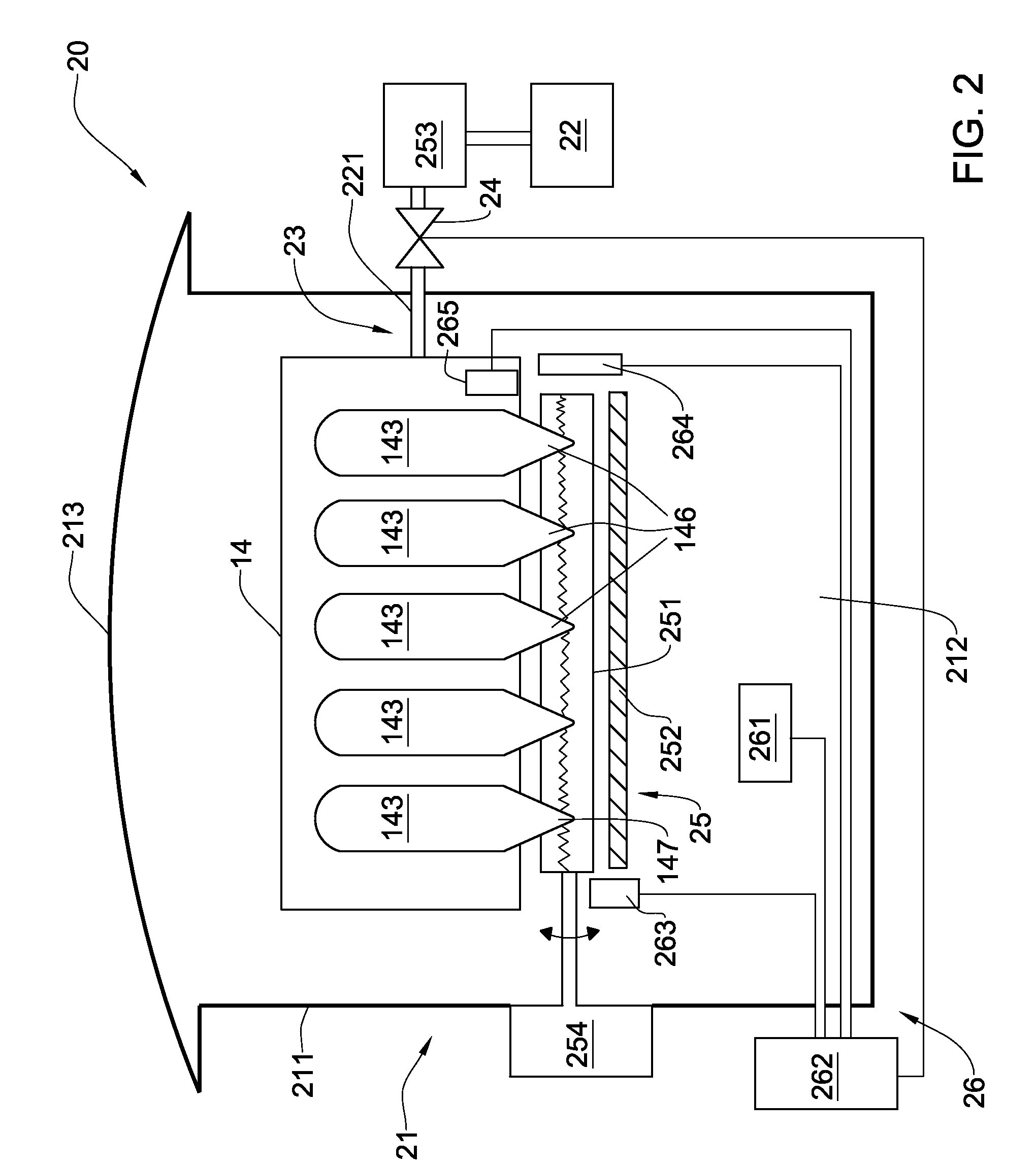 Apparatus for storage and liberation of compressed hydrogen gas in microcylindrical arrays and system for filling the microcylindrical arrays