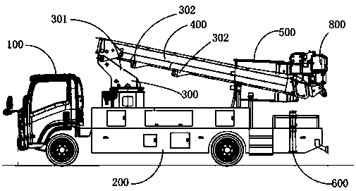 Hot-line work vehicle