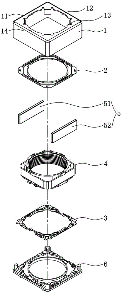 Voice coil motor suitable for multiple cameras in parallel arrangement