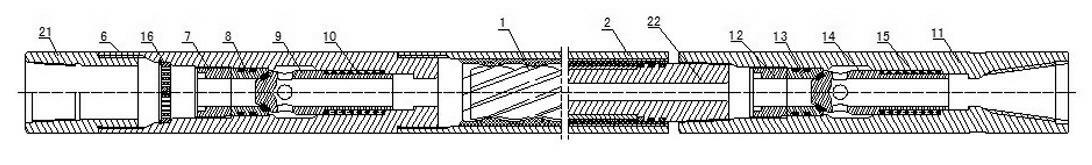 Brake anti-blocking screw drilling tool