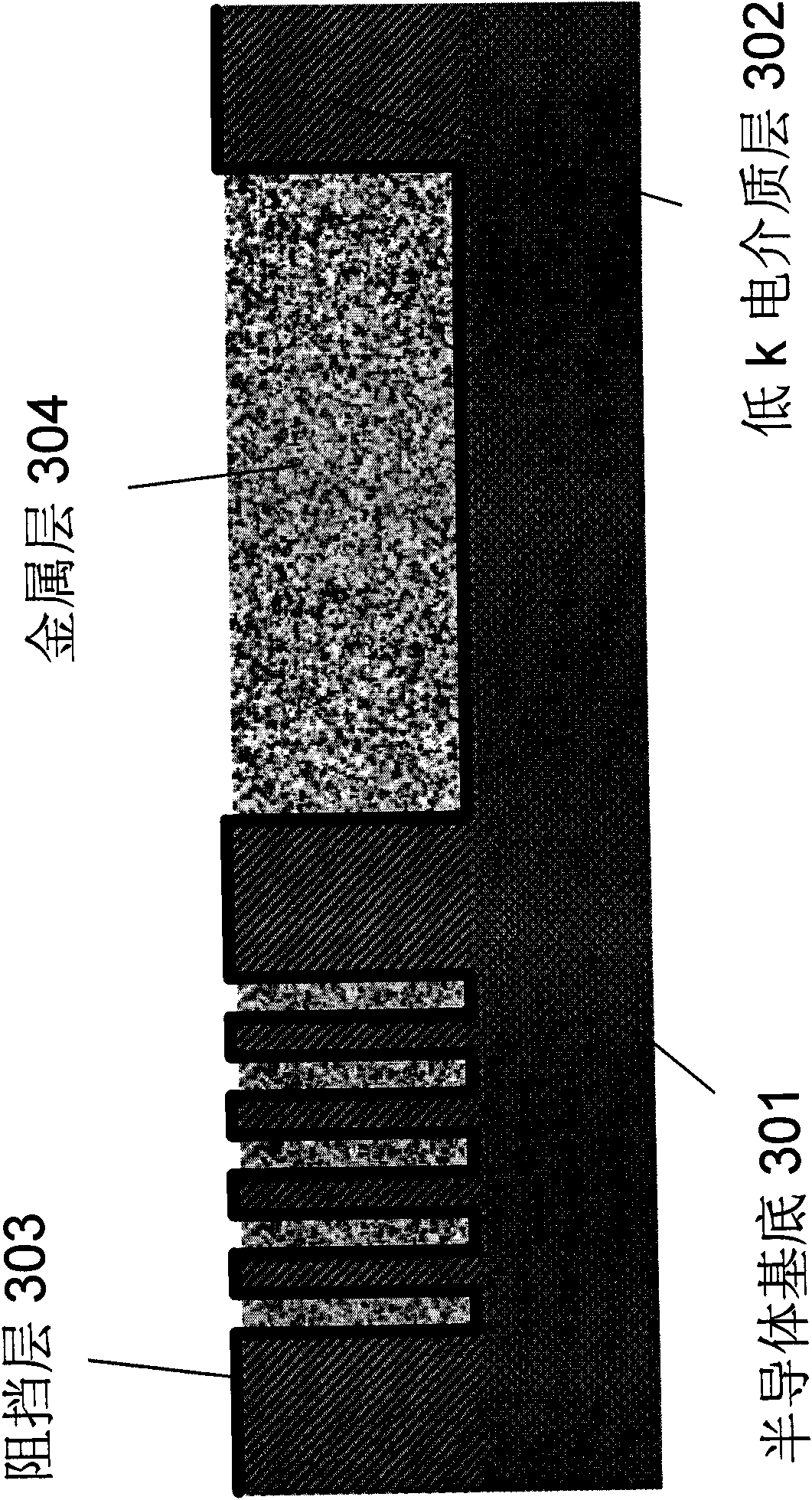 Method and device for removing barrier layer