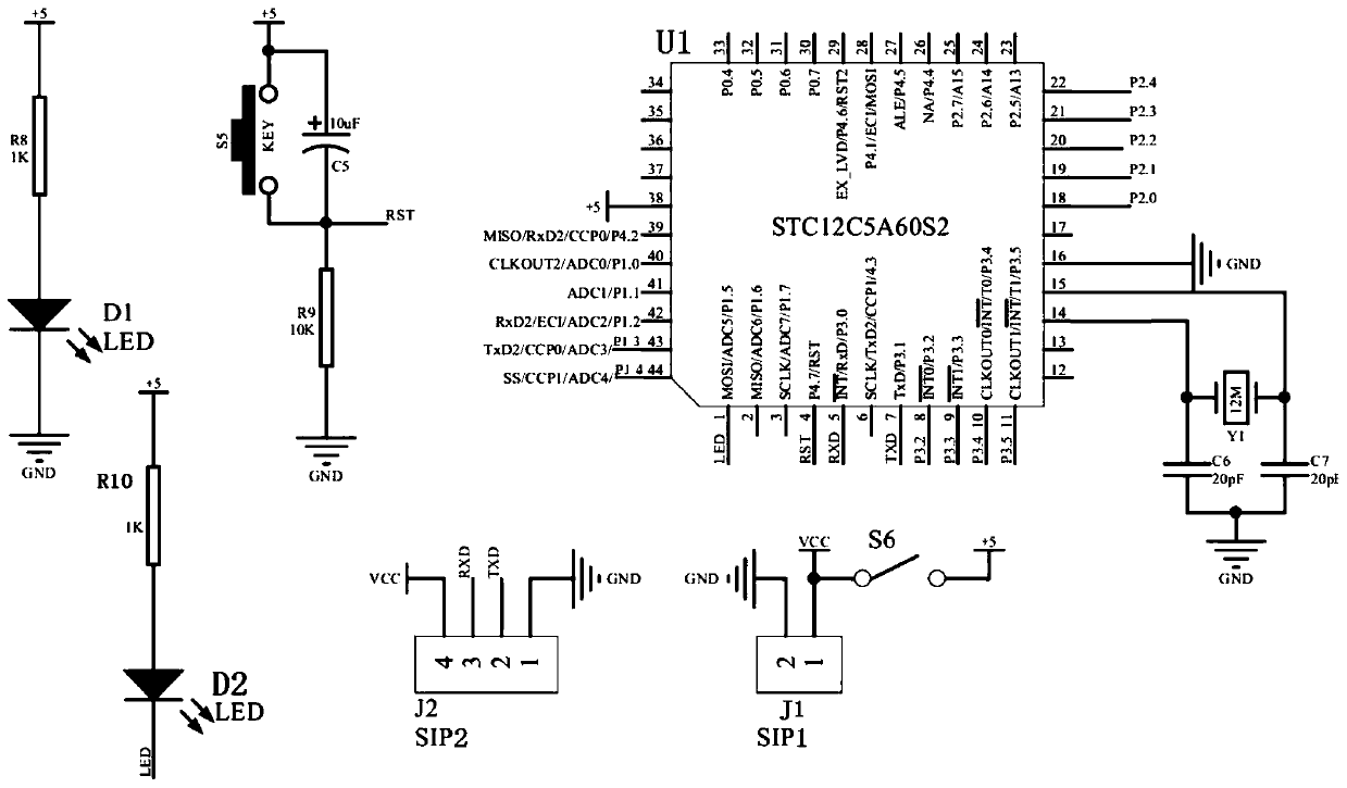 Detection device for detonating signal of perforating magnetoelectric detonator