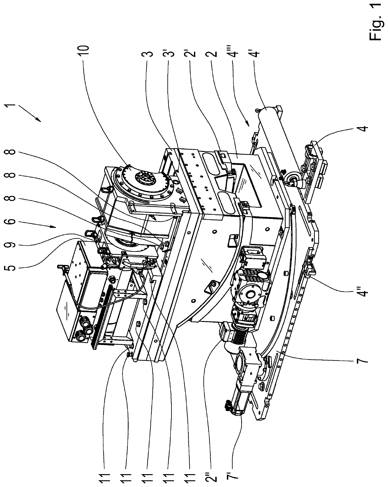 Sub-assembly for a drive unit, drive unit, drive train test stand, and modular system