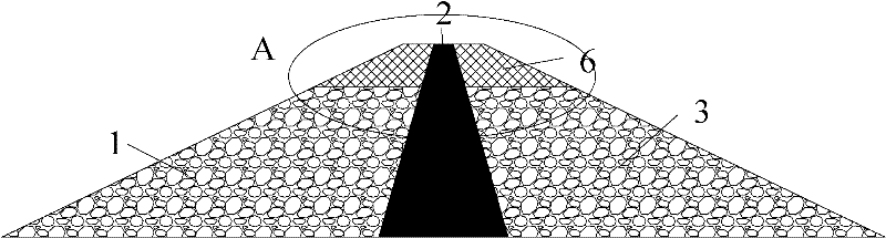 Grouting reinforcement and earthquake resisting method for earth and rockfill dam