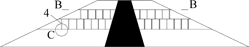 Grouting reinforcement and earthquake resisting method for earth and rockfill dam