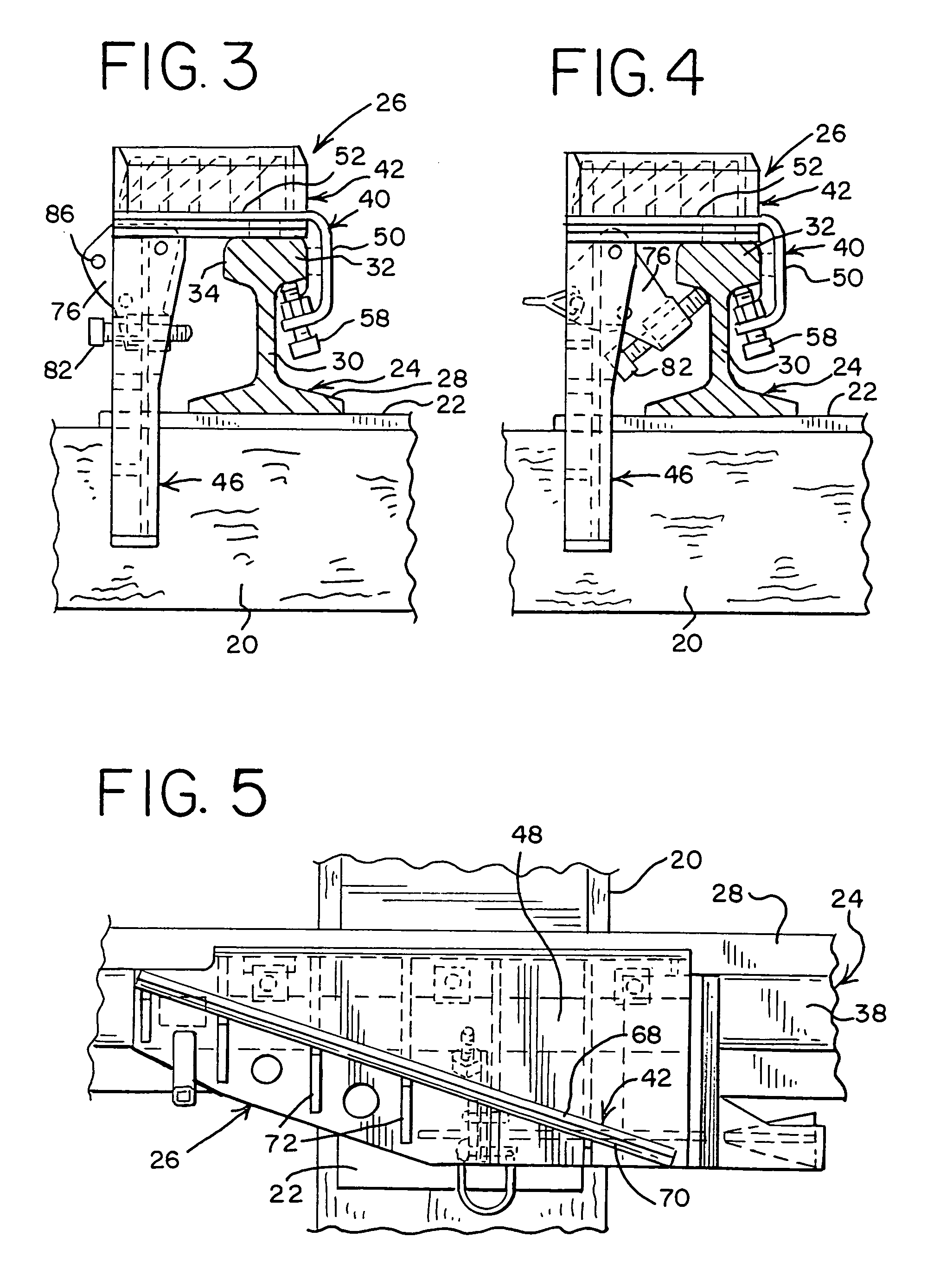 Low profile portable derail