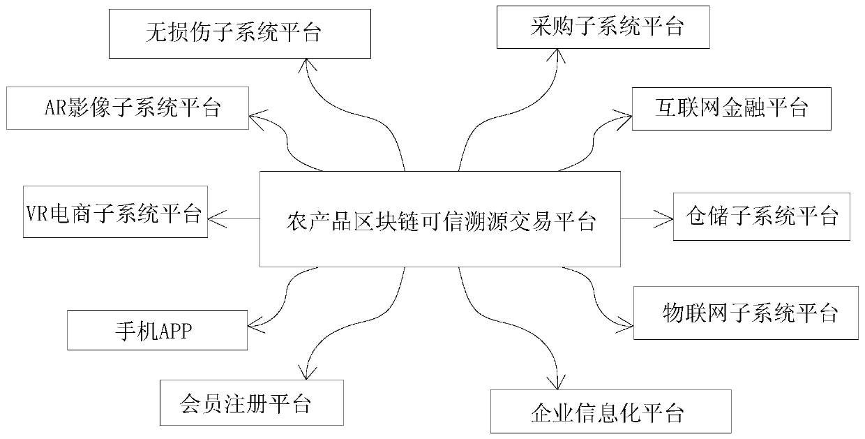 Enabling blockchain agricultural product quality credible traceability system based on nondestructive detection technology