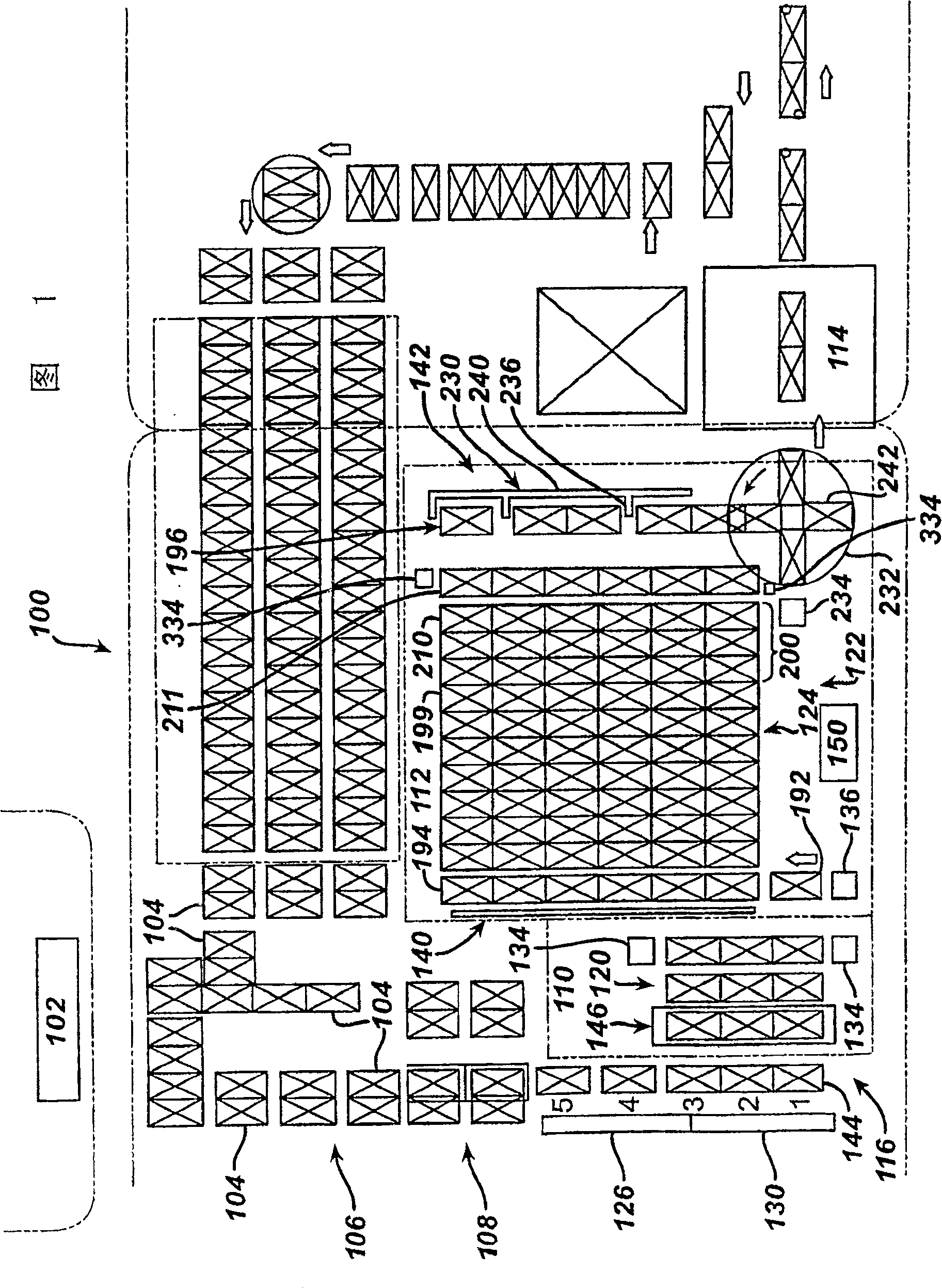 Apparatus and method for handling lens carriers