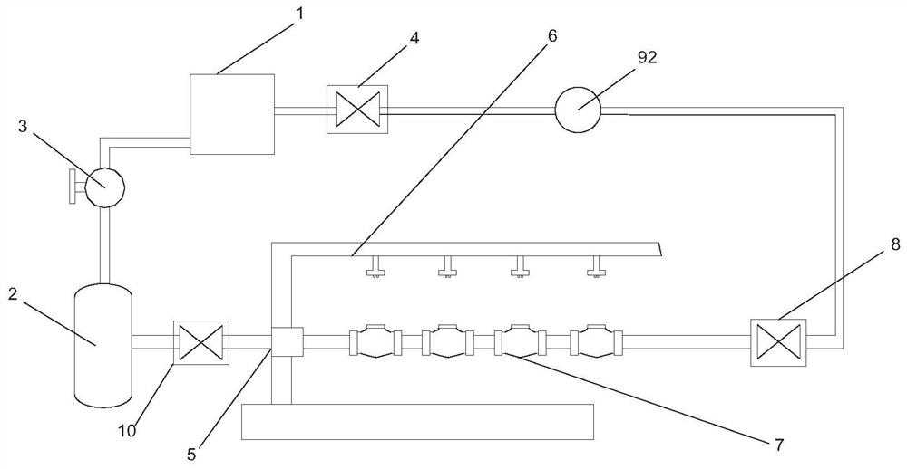 Mechanical water meter calibration method and device based on laser sensor