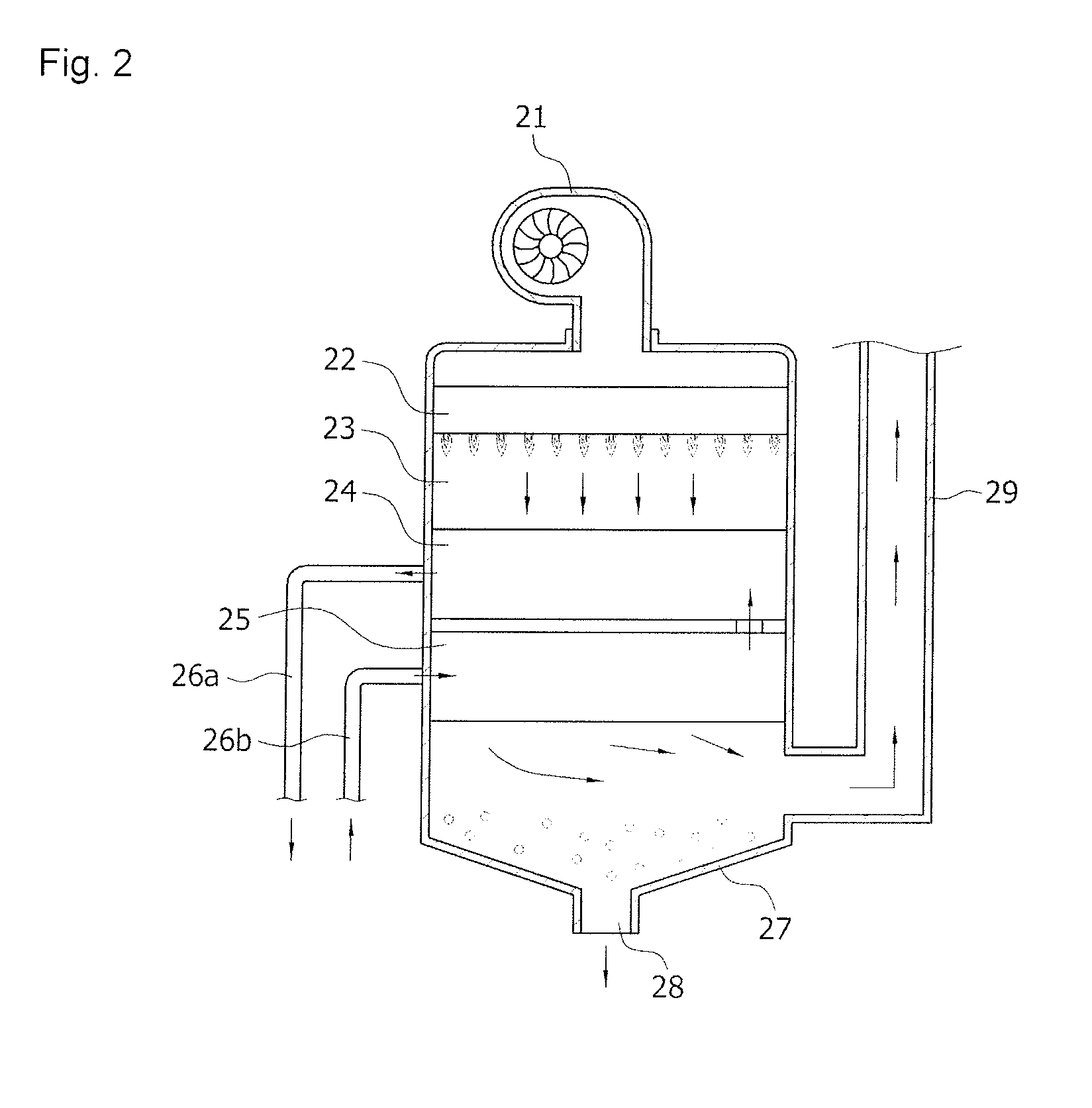 Latent heat exchanger in condensing boiler