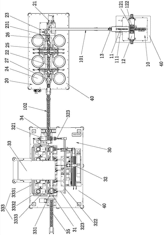 Automatic connected pad printing machine