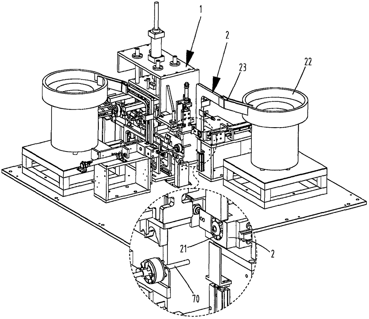 Cleaning and assembling multistation assembly line for motor rotor