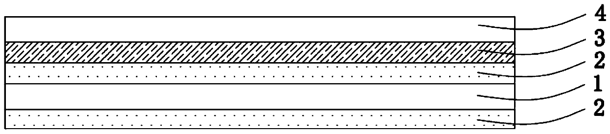 Novel laser anti-counterfeiting ultrahigh-frequency RFID tag antenna and production process thereof