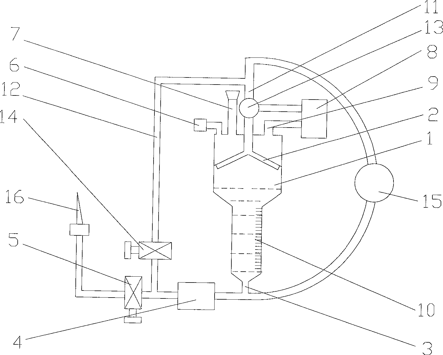 Disposable air-blood mixer