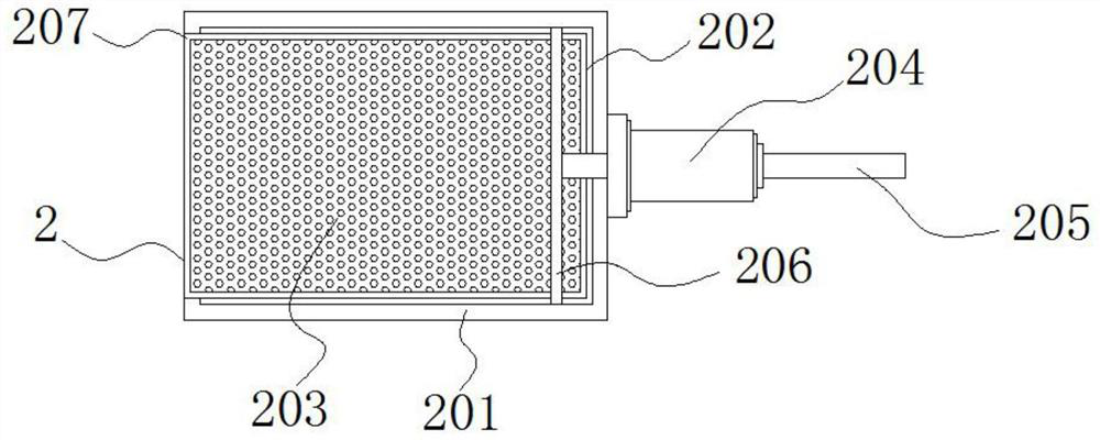 Sewage purification treatment device for water treatment engineering