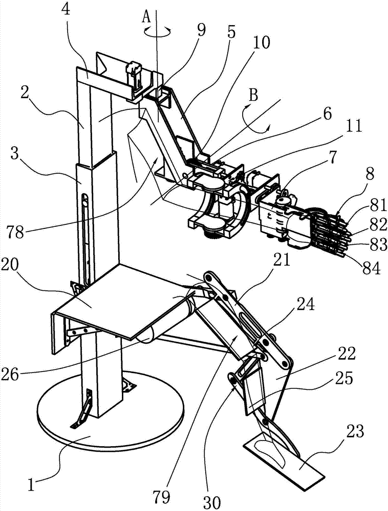 Hemiplegia rehabilitation training apparatus