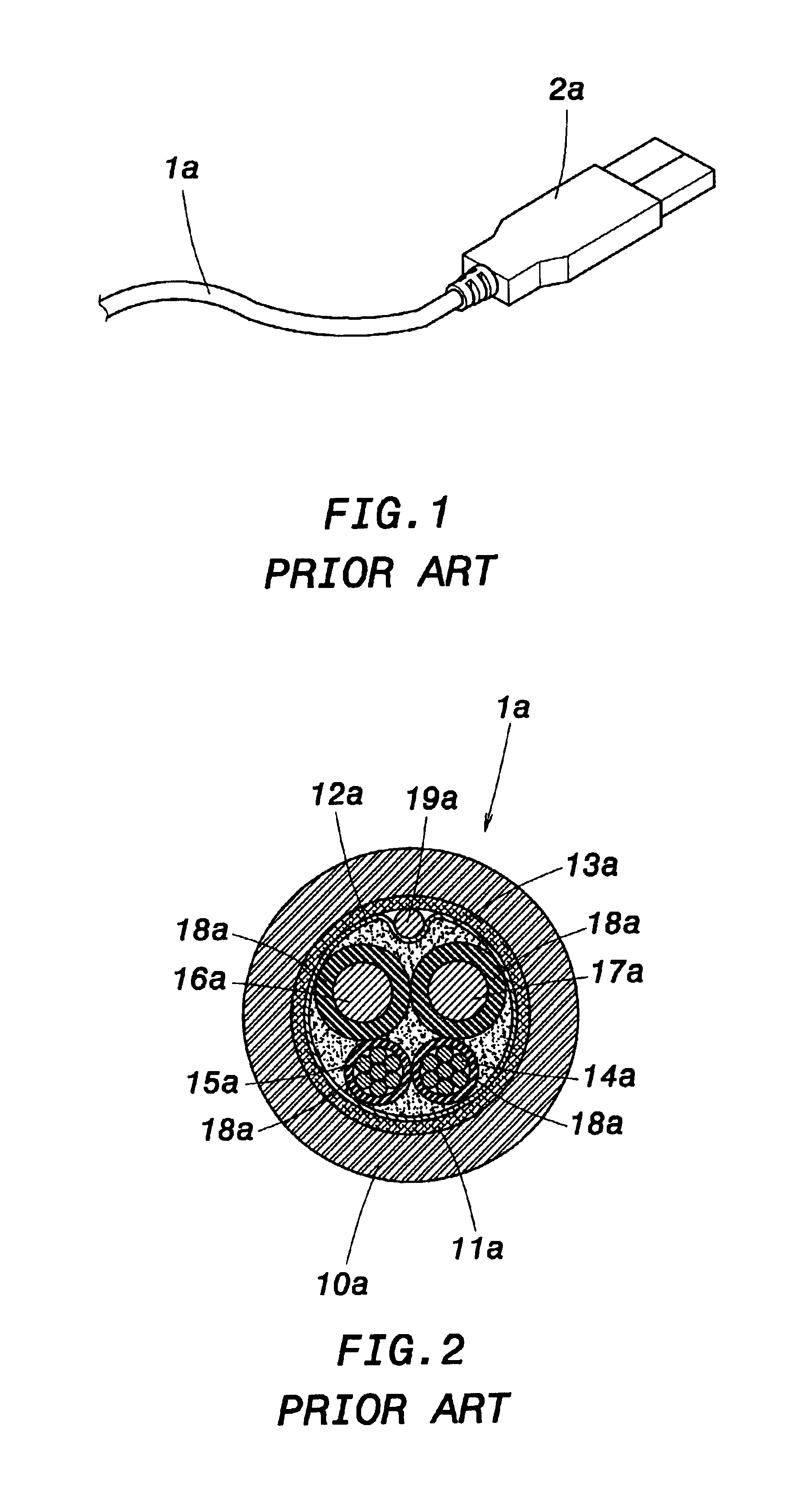 Signal transmission cable structure