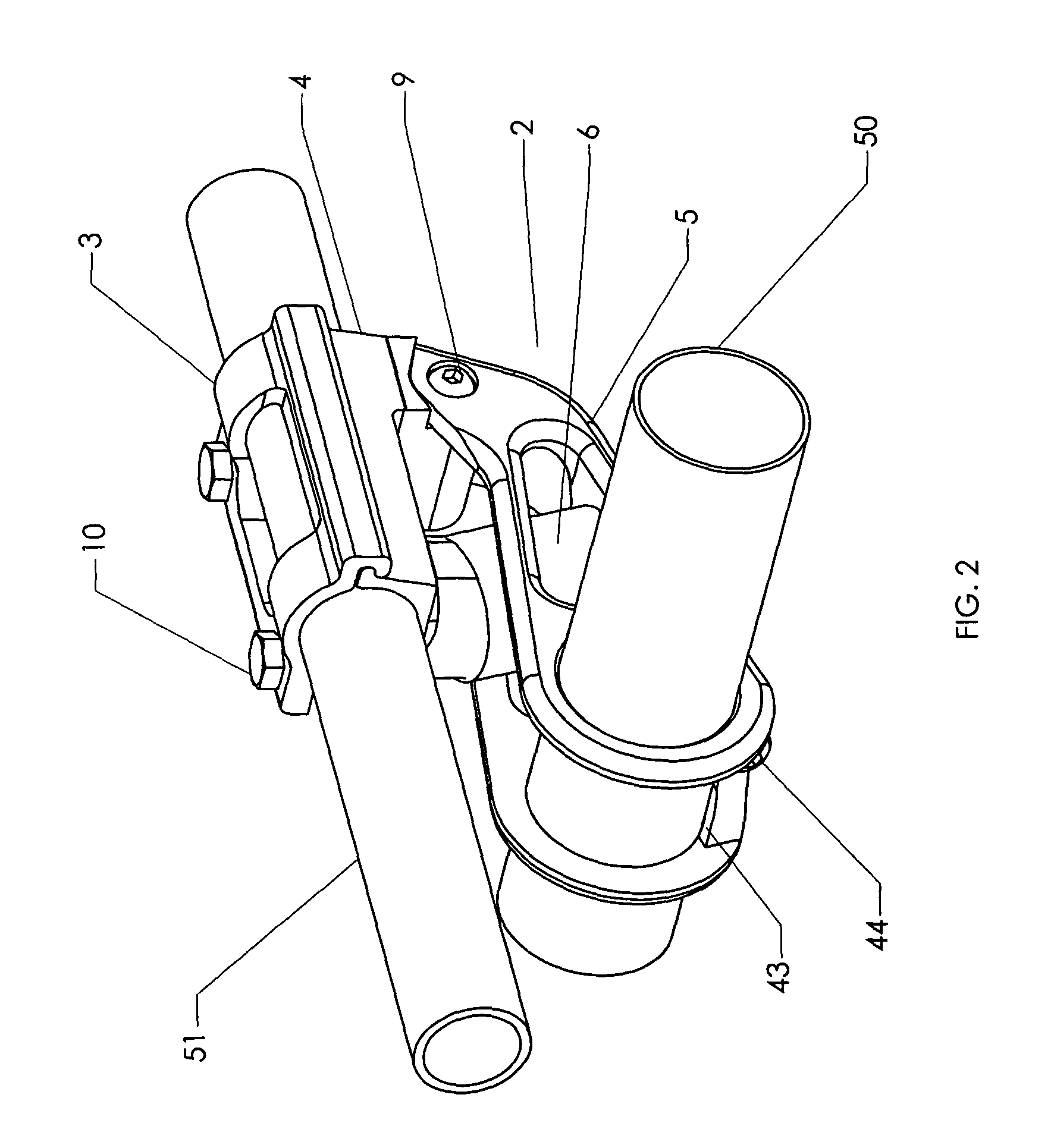 Rear suspension for wheelchair