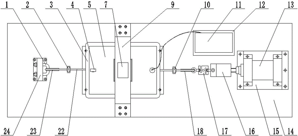 Device and method for monitoring friction and corrosion fatigue damage to twisted type lifting steel wire rope of super deep vertical shaft