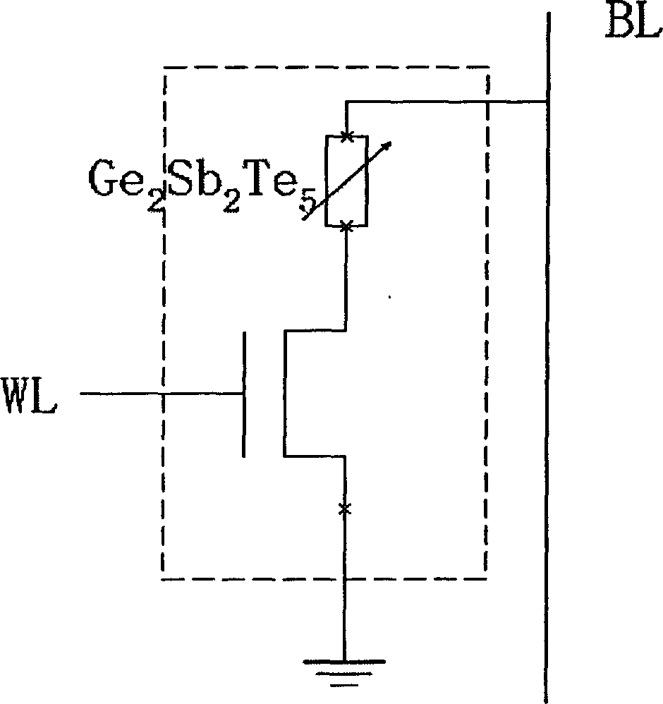 Achieving method for multi-valued phase changing storage device