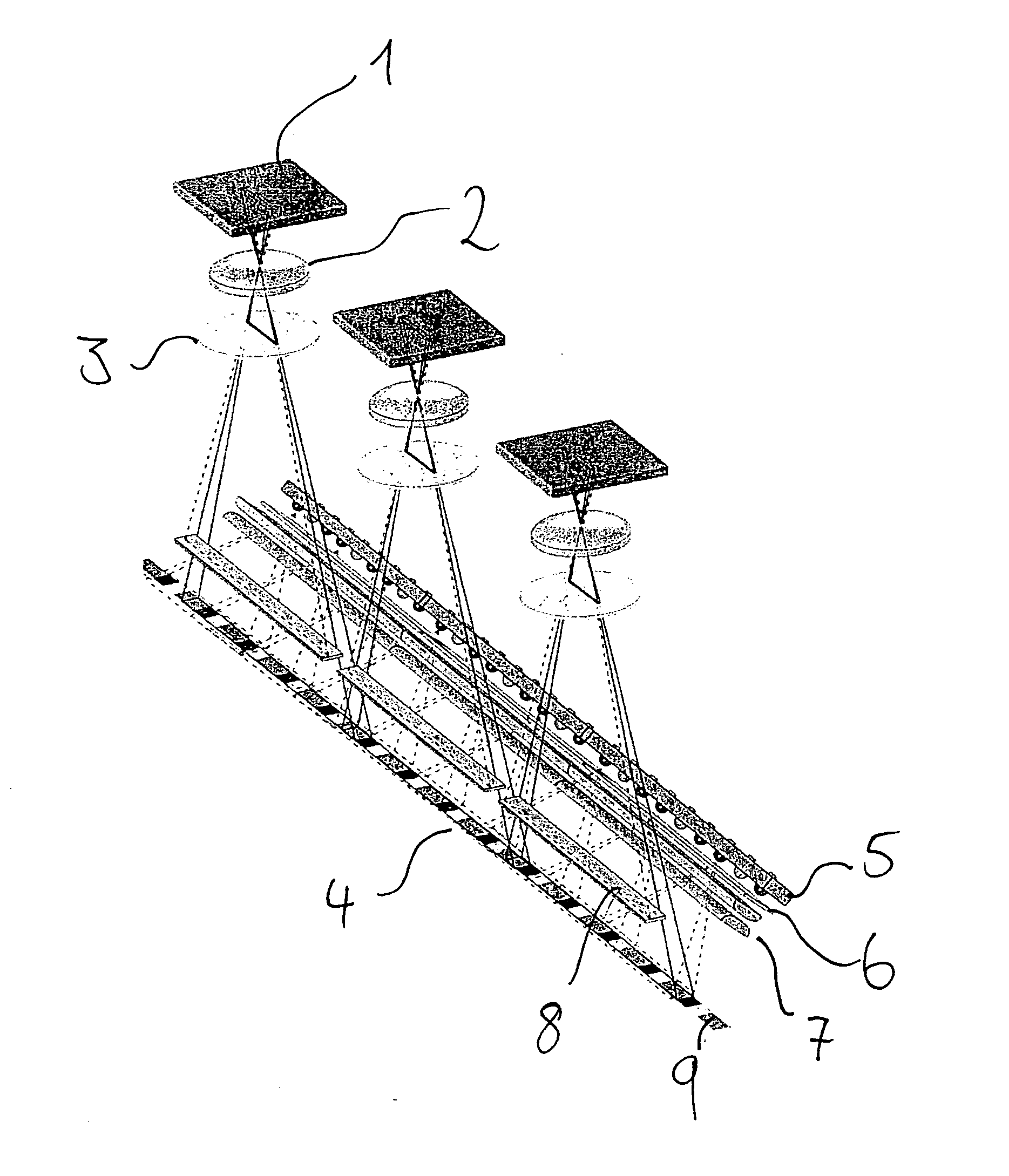 Device and method for determining process status by tone value and color reproduction measurement