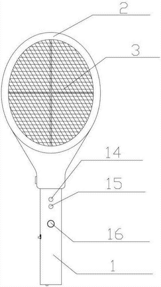 Intelligent electronic mosquito swatter