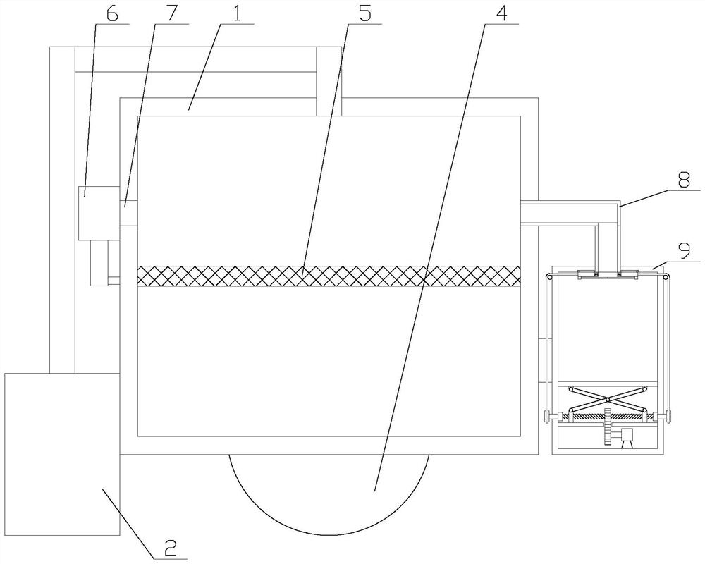 Harvesting equipment with impurity removal function