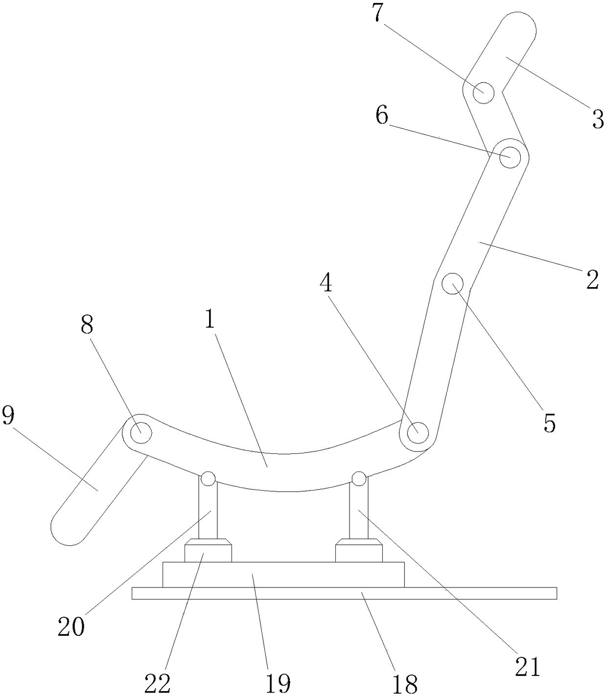 Automobile ergonomic air-conditioning seat