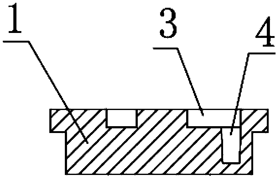 Cast-weld mold for storage battery electrode plate